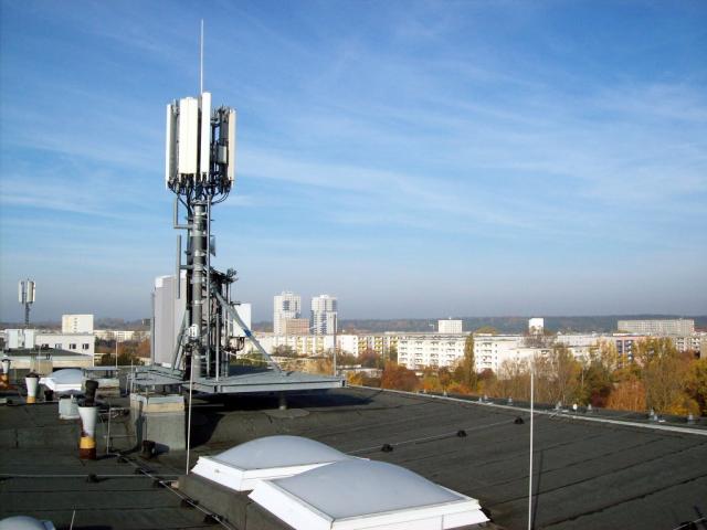LTE Antenne von O2 in Halle-Neustadt 